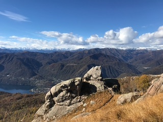 View from top Mottarone